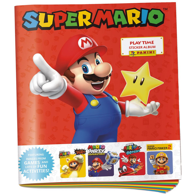 Cover des Super Mario Stickeralbums